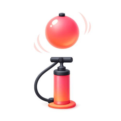 Ballon mit einer Fahrradpumpe aufblasen - einfach ohne Helium
