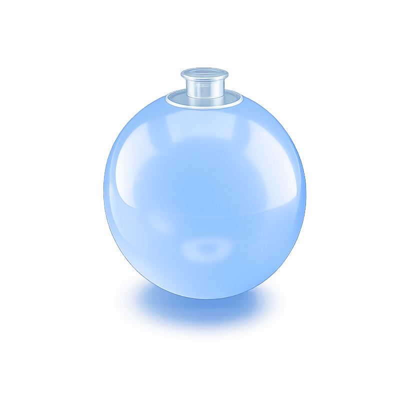 Babyblaue wiederverwendbarer PilaMania Ballon
