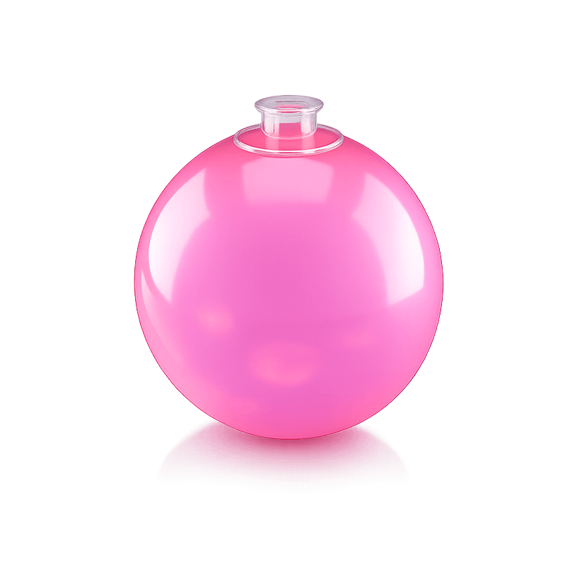 Babyrosa wiederverwendbarer PilaMania Ballon