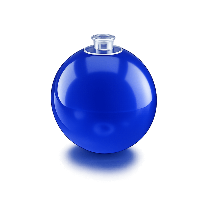 Blauer wiederverwendbarer PilaMania Ballon