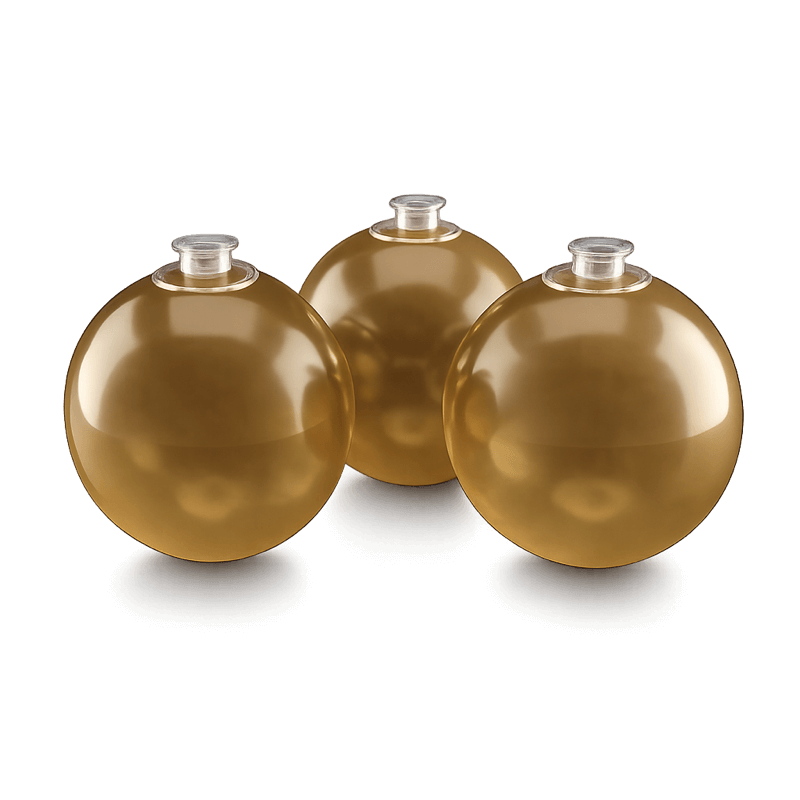Goldener wiederverwendbarer PilaMania Ballon