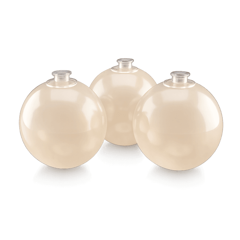 Hellbeige wiederverwendbarer PilaMania Ballon