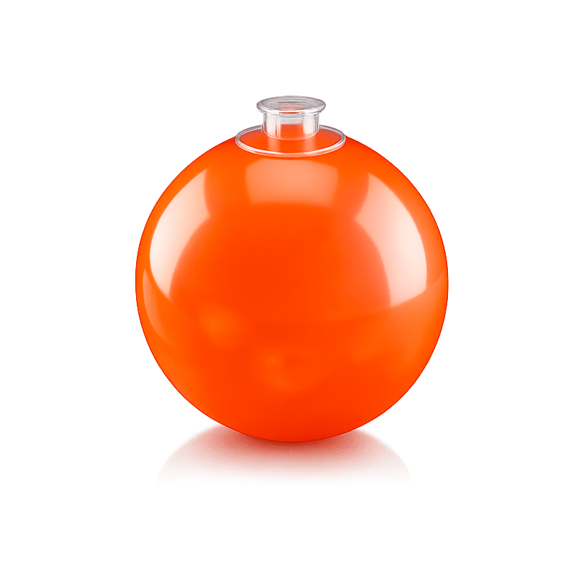 Oranger wiederverwendbarer PilaMania Ballon