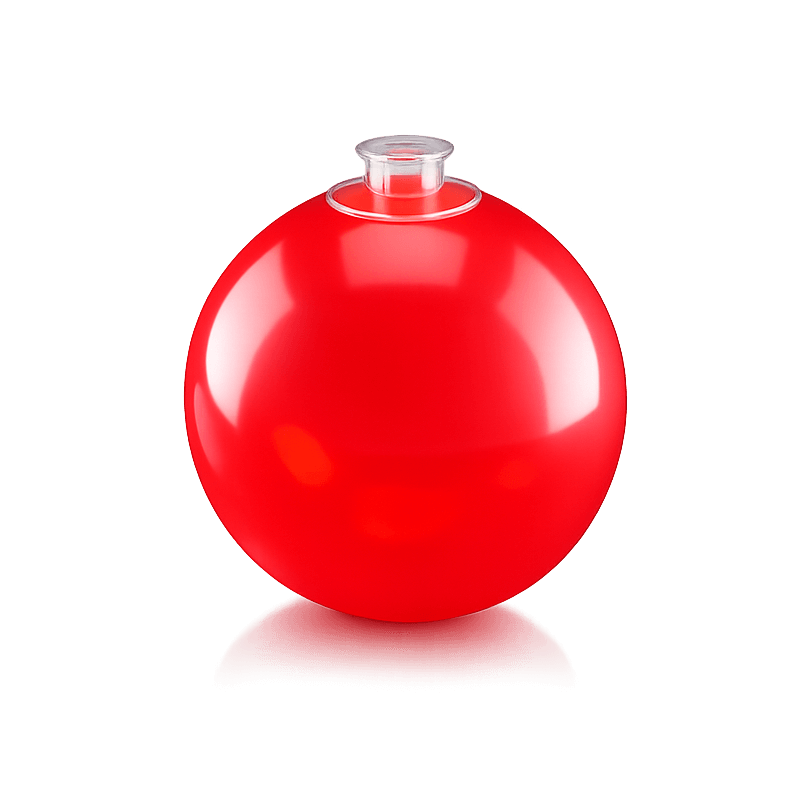 Roter wiederverwendbarer PilaMania Ballon