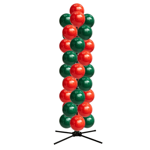 Ballonpilaar vóór de transformatie naar Weihnachten