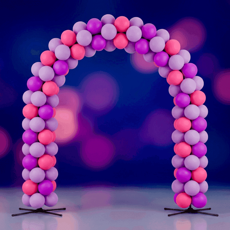 Majestätischer Ballonbogen als spektakuläre Eingangsdekoration für Events