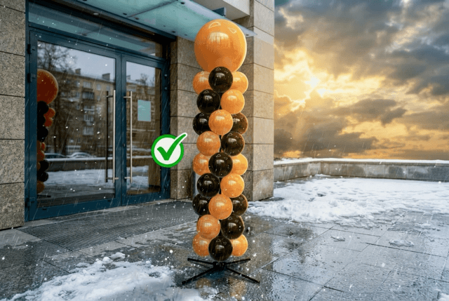 Wetterfeste PilaMania Ballondekoration für den Außenbereich