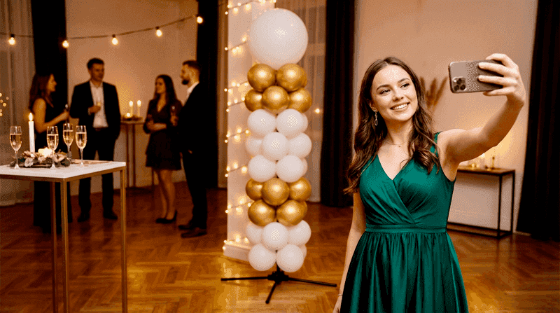 Schritt 3: Strahle mit deiner PilaMania Ballondekoration bei jedem Event