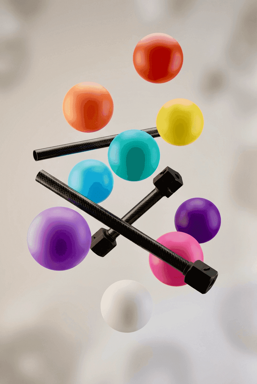 Kreative individuelle Balloninstallation