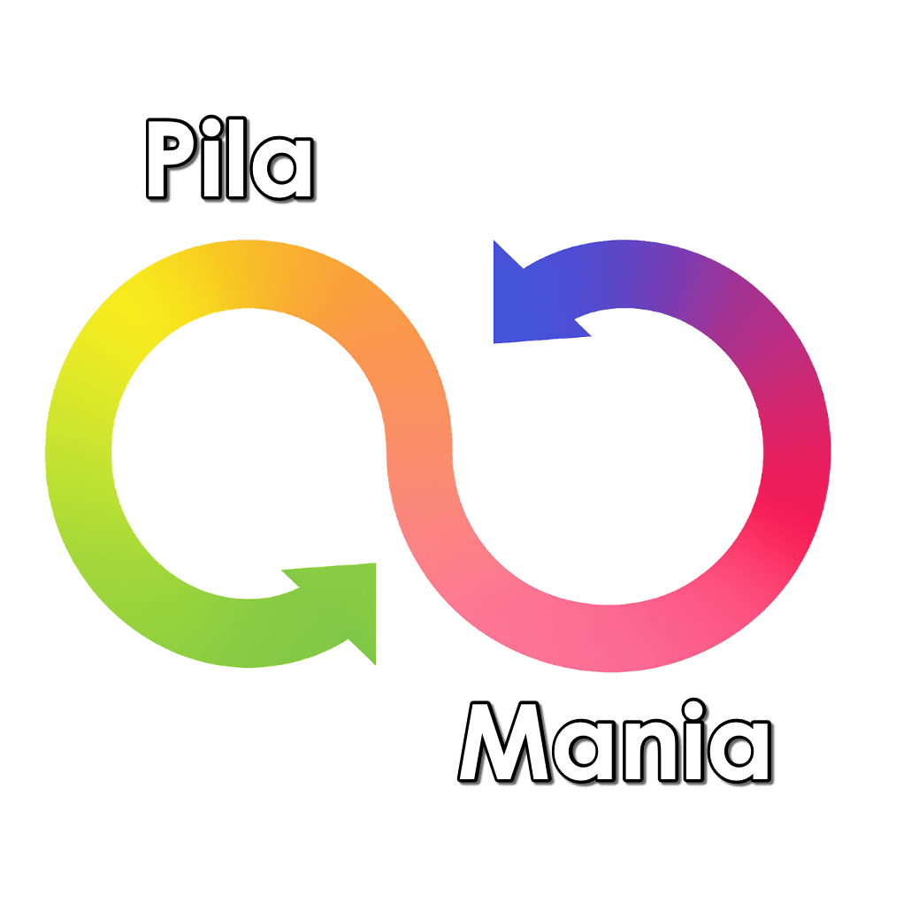 PilaMania Logo - Pila und Mania Symbol
