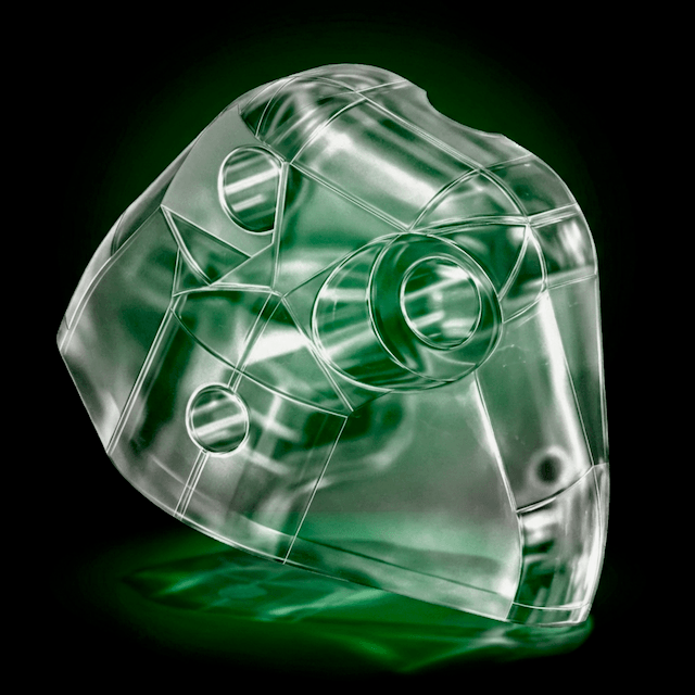 PilaMania Peripheres Koppelmodul aus transparentem Polycarbonat — für schwebende Ballonpositionierung und Girlandenkonstruktionen ohne Helium
